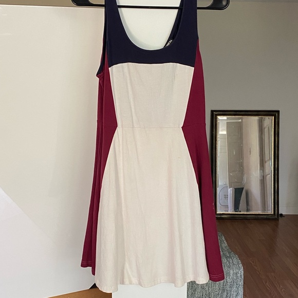 Express high waist a line flirty mini dress - Picture 2 of 3